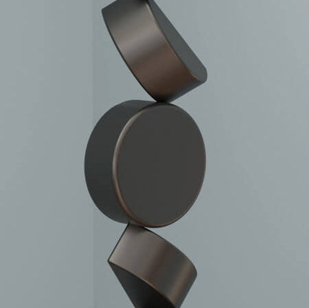 Geometric Blocks Stacked Iron Table Lamp
