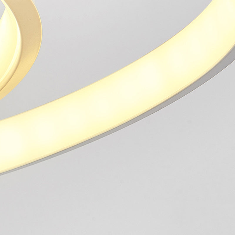 Bar Wave Aluminium Acrylic Wall Lamp
