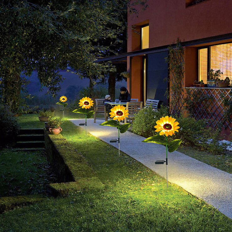 Sunflower Lawn Decorative Ground Outdoor Light