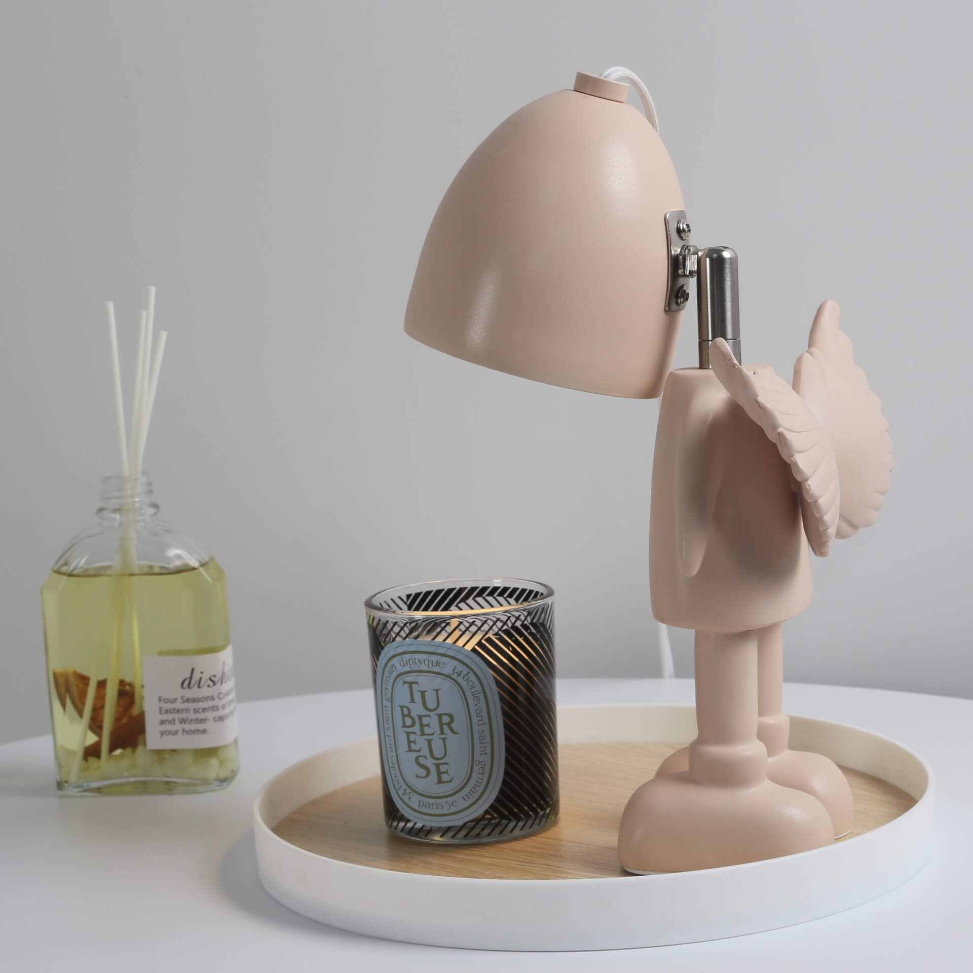 Resin Cartoon Angel Robot Table Lamp