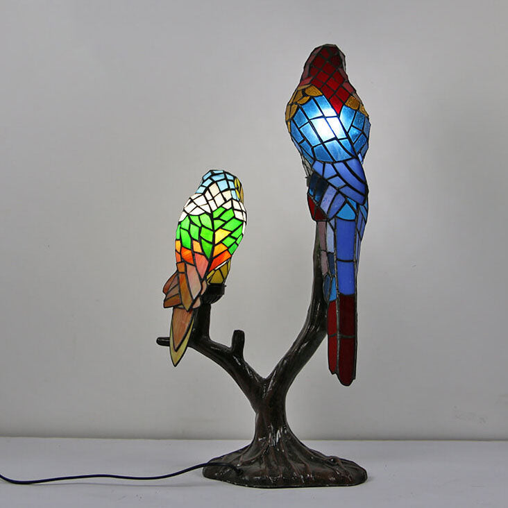 Bird Branch Design 2-Light Table Lamp