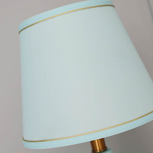 Vase Round Trapezoidal Ceramic Table Lamp