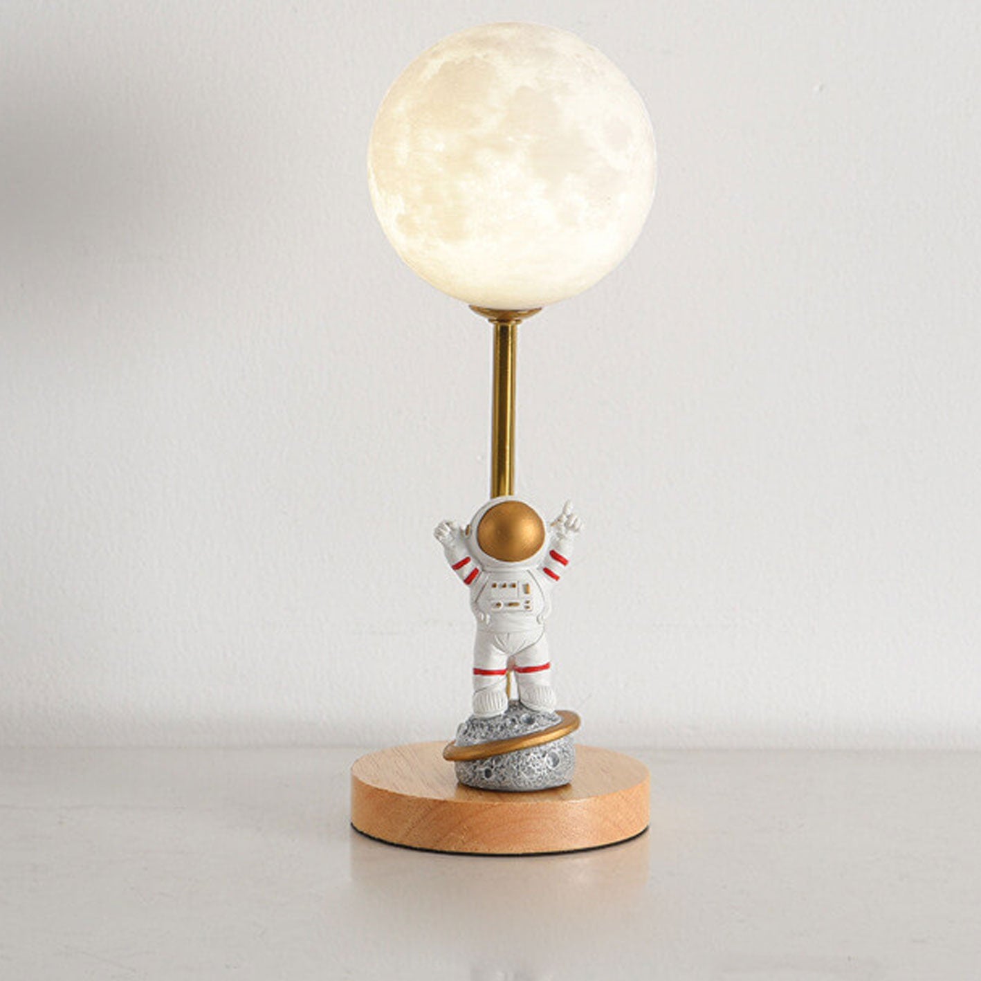 3D Printed Moon Decorative Table Lamp
