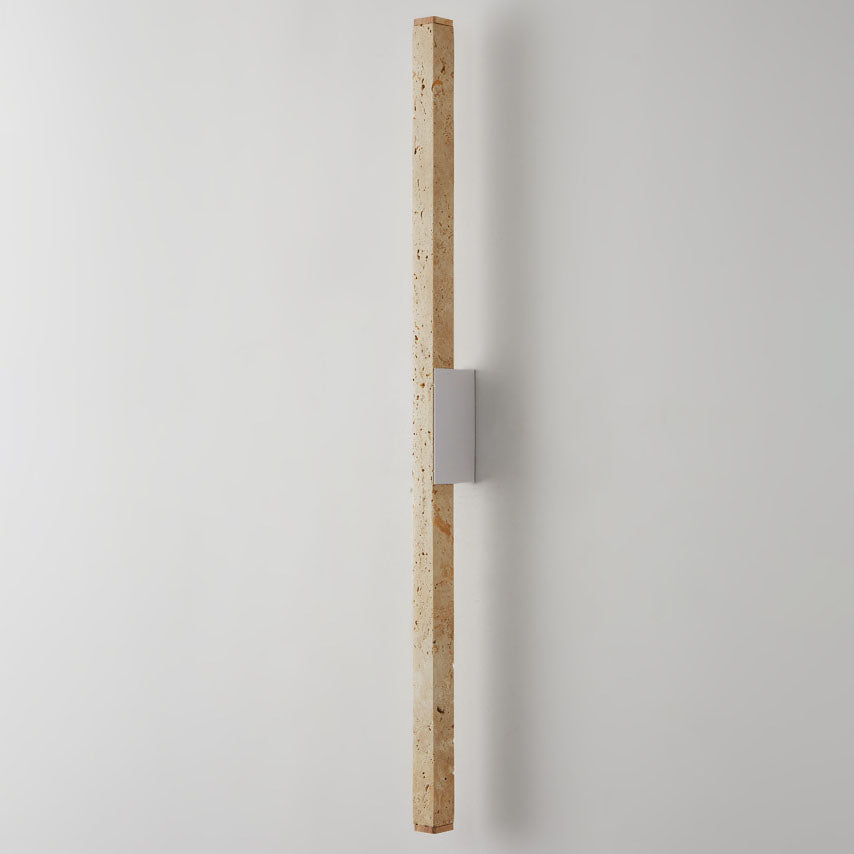 Yellow Travertine Long Strip Wall Lamp