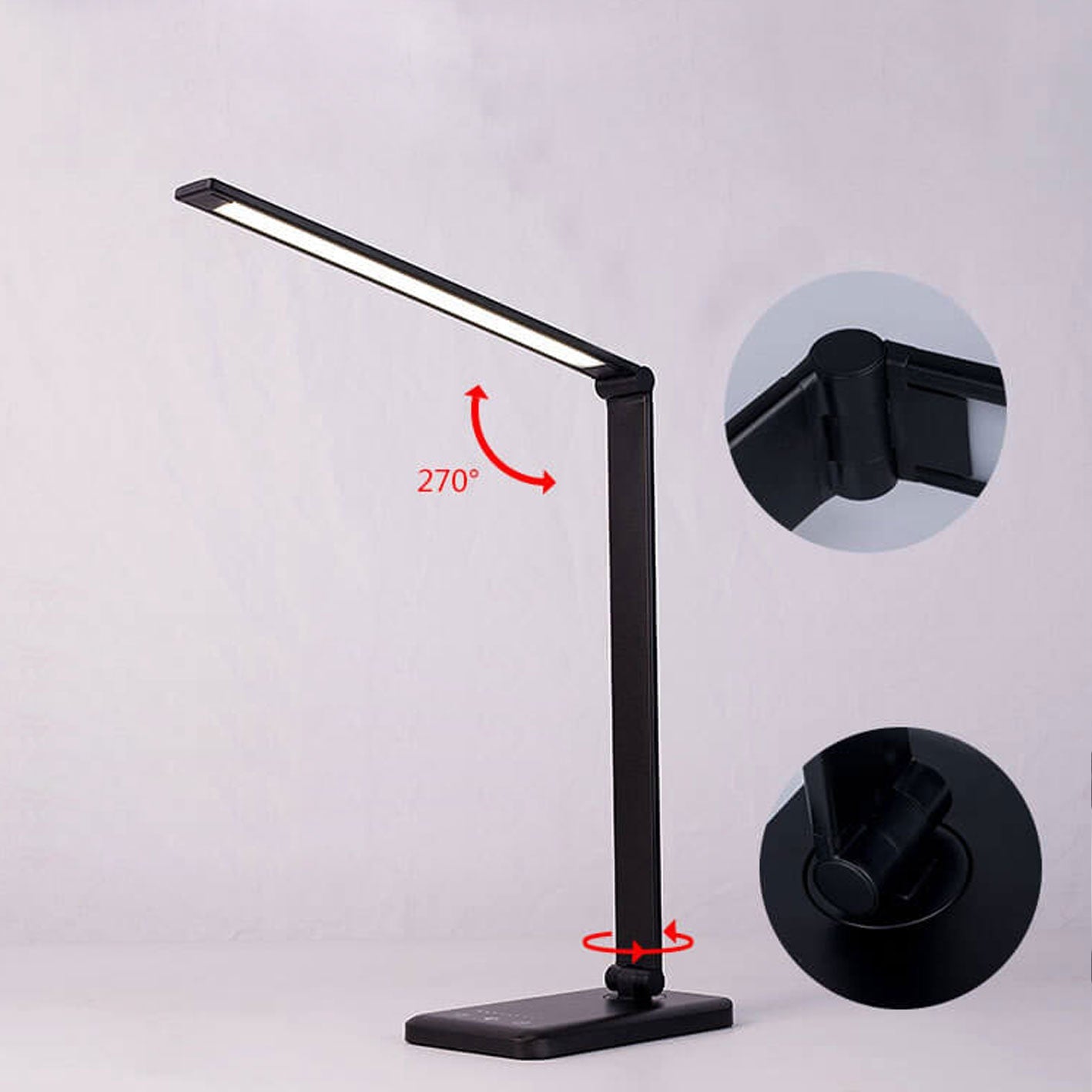 Folding Wireless Rechargeable Eye Table Lamp