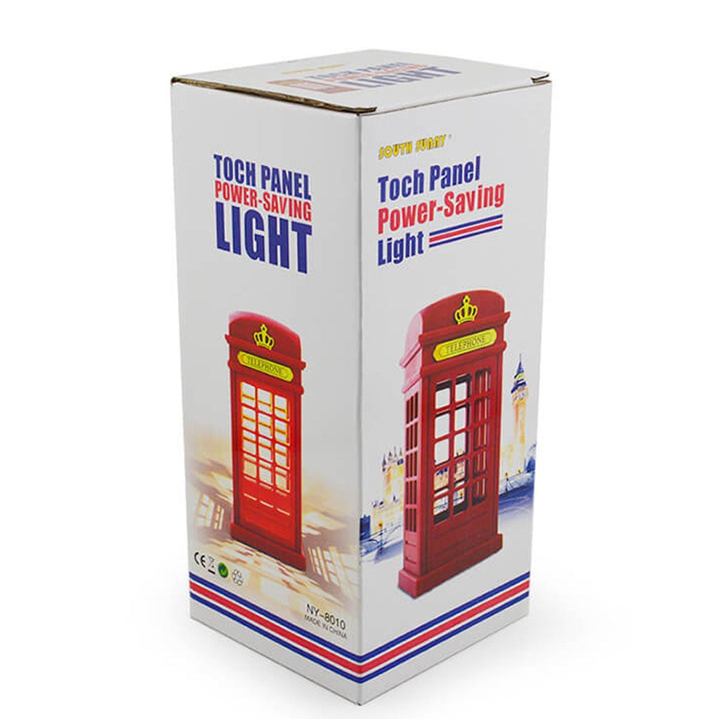 Touch British Phone Booth Table Lamp