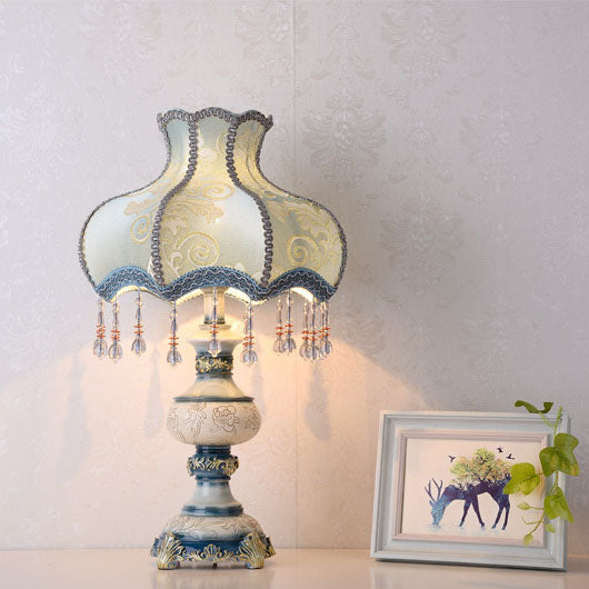 Europe Flower Resin Table Lamp