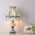 Europe Flower Resin Table Lamp