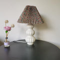 Pleated Ceramic Cloth Table Lamp