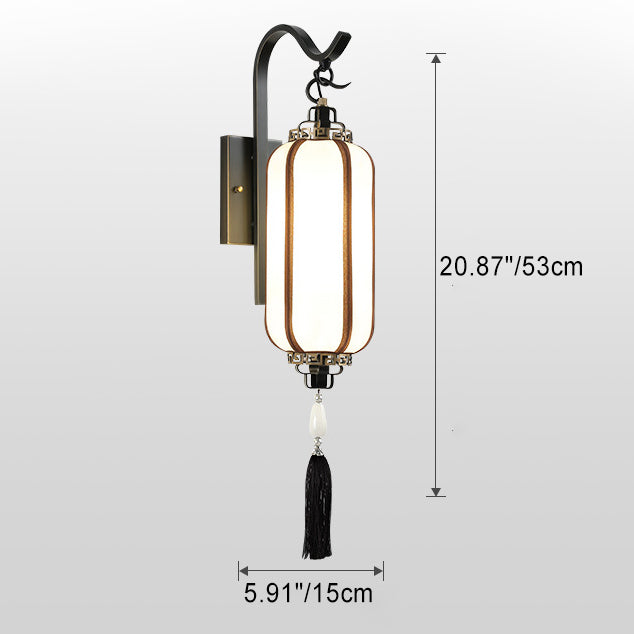 Copper Lantern Design Hallway Wall Lamp