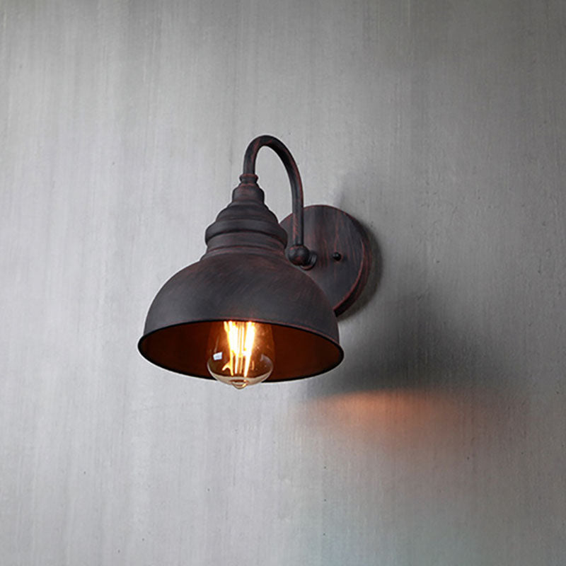 Iron Semicircle Garden Outdoor Light