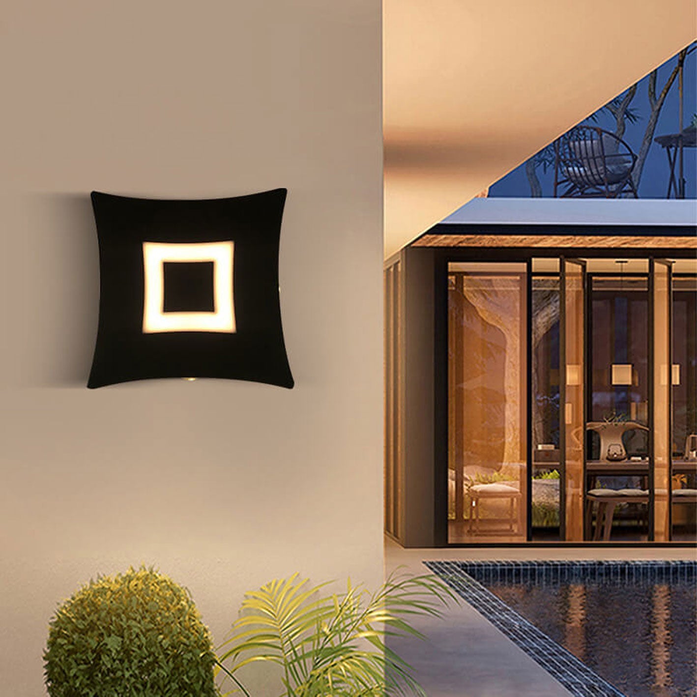 Square Luminous Garden Outdoor Light