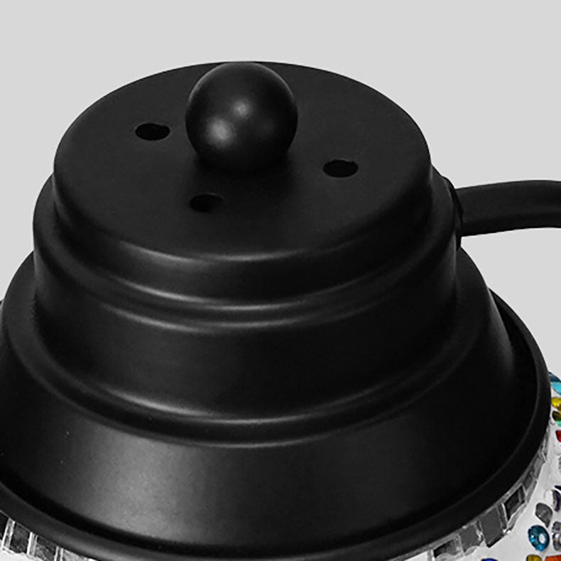 Disc Cylinder Iron Plastic Table Lamp