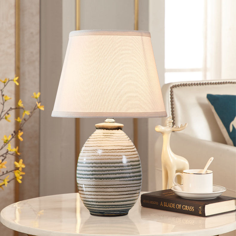 Minimal Ceramic Hardware Table Lamp