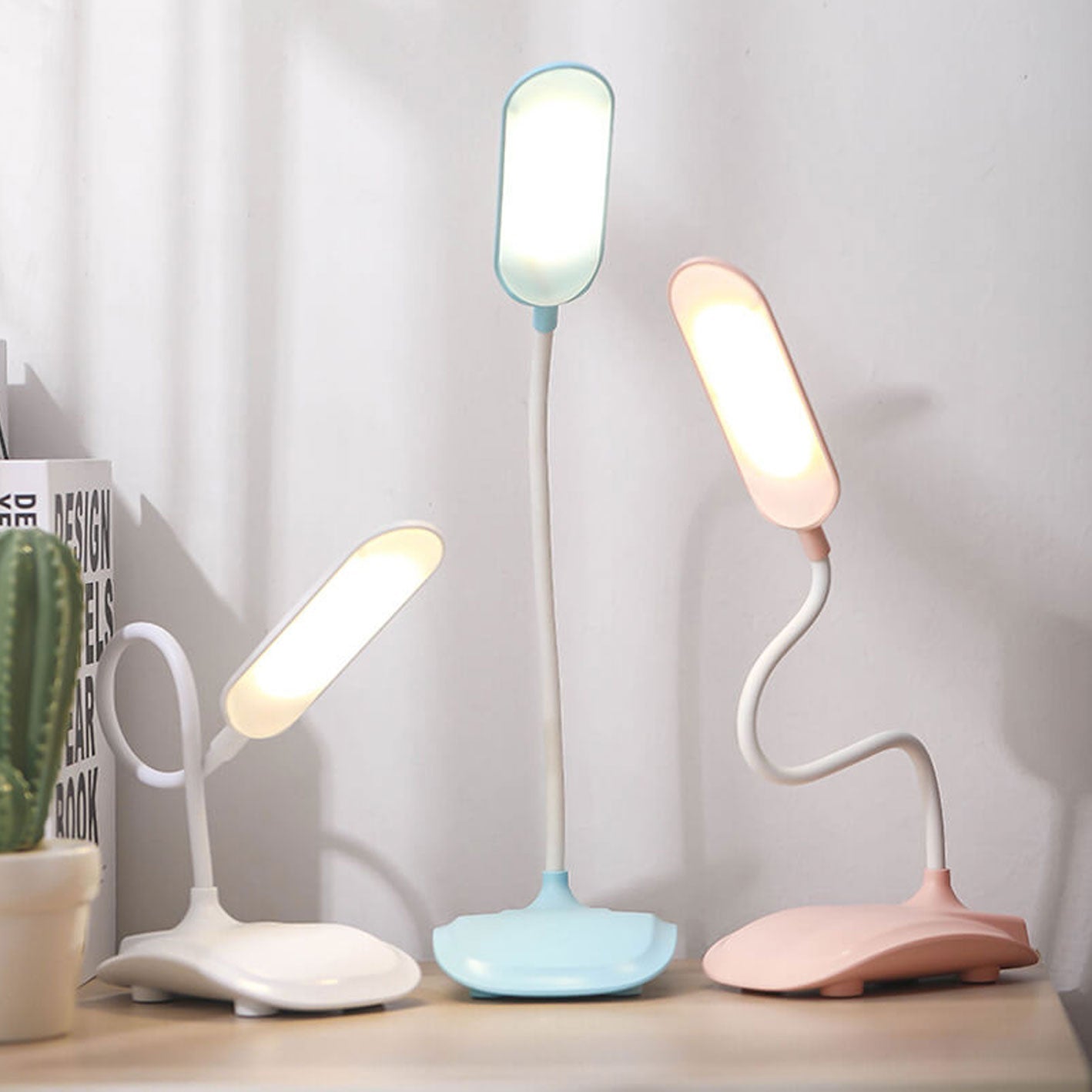 Folding Colorful Rechargeable Touch Table Lamp