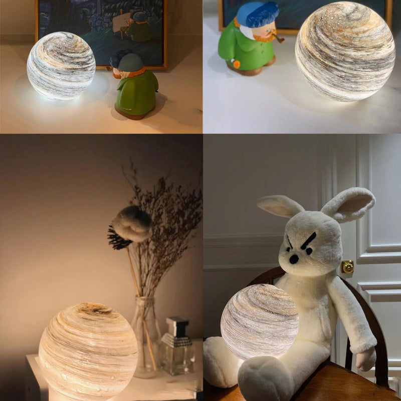 Planet Orb Night Table Lamp