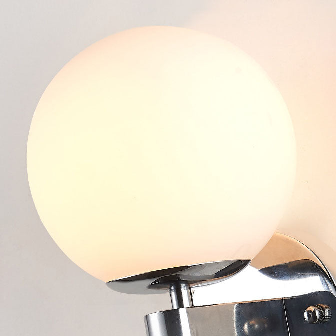 Minimal Round Head Iron Wall Lamp