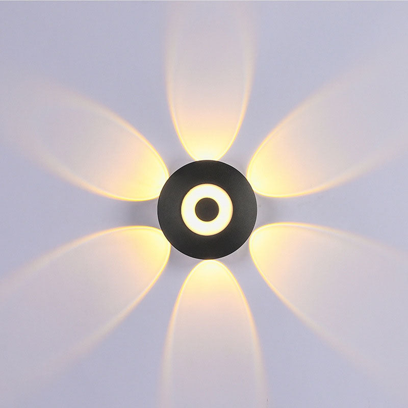 Aluminum Round Patio Outdoor Light