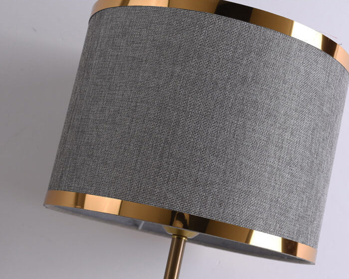 Fabric Cylindrical Design Table Lamp