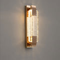 Rectangular Bubble Crystal Wall Lamp
