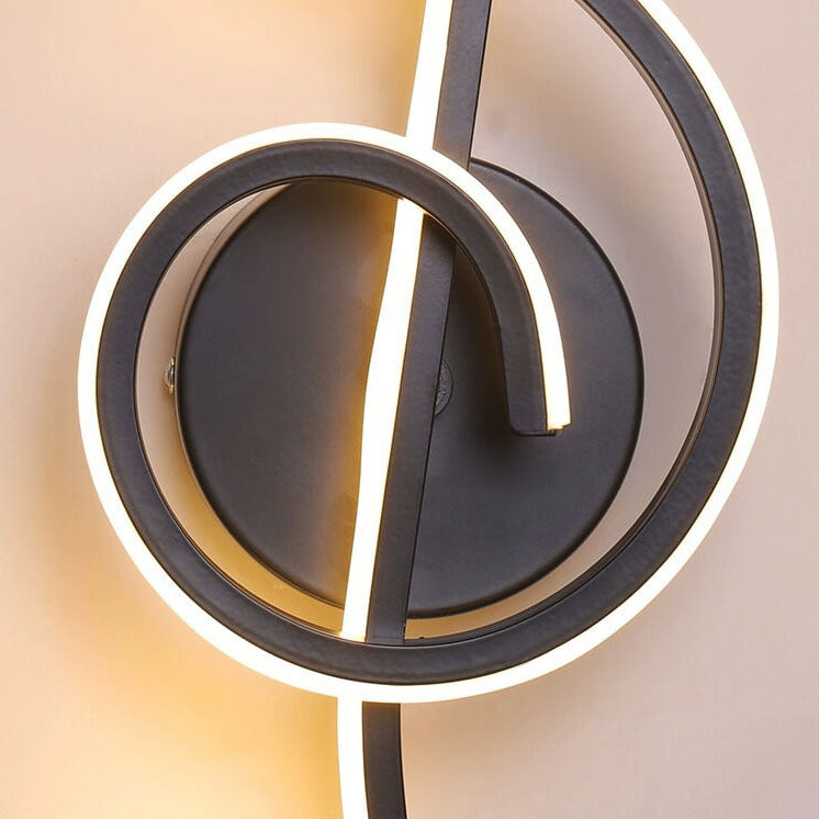 Music Note Soft Silicone Wall Lamp
