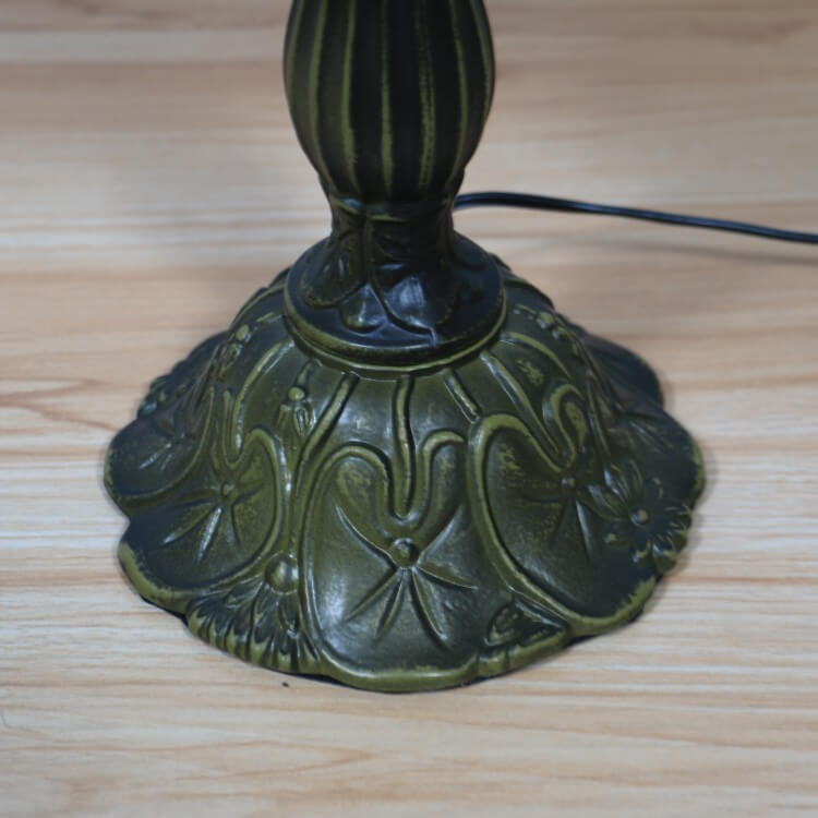 Pebbles Flower Stained Glass Table Lamp
