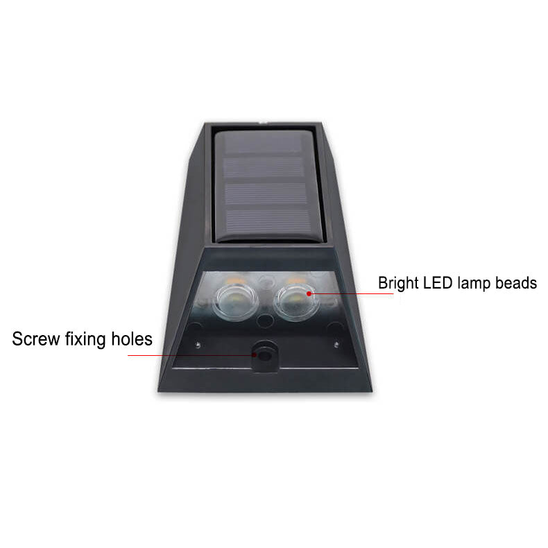 Trapezoid RGB Patio Outdoor Light