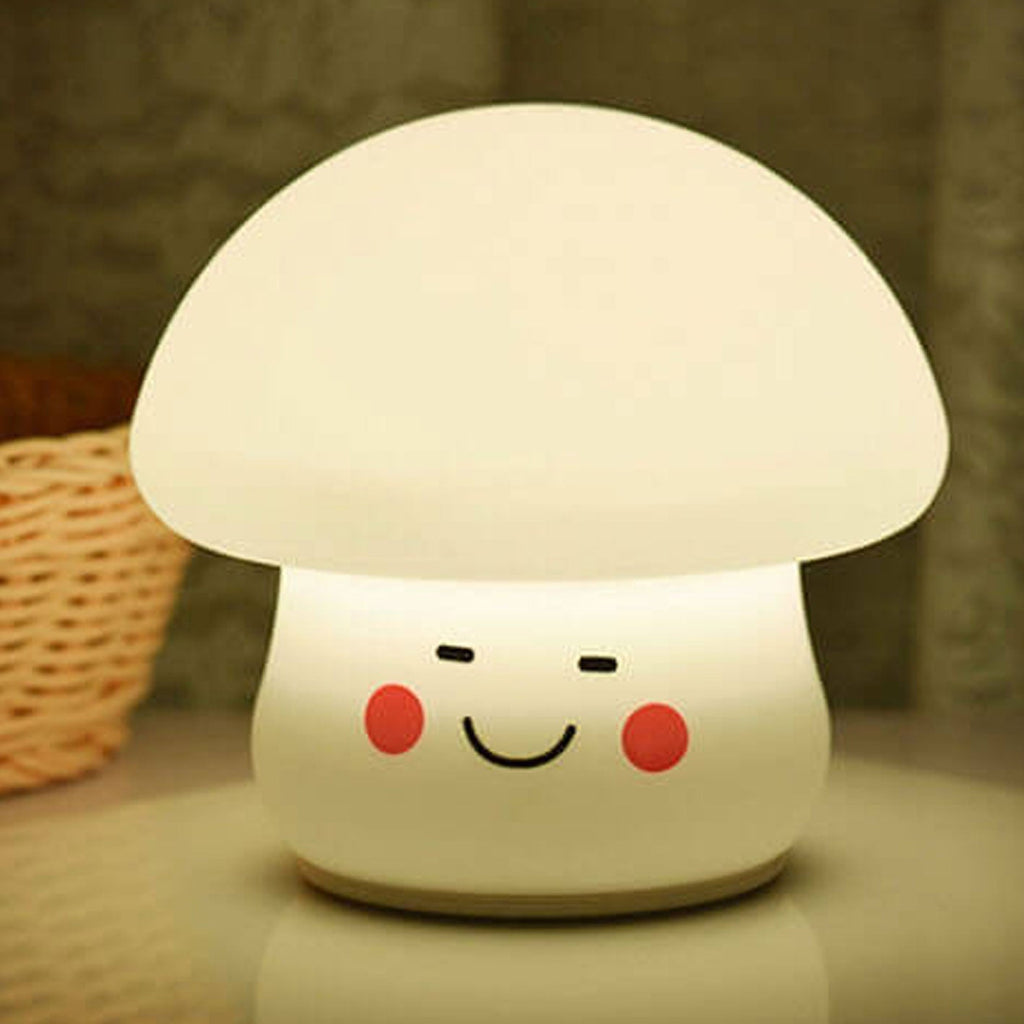 Cartoon Mushroom Silicone Night Table Lamp