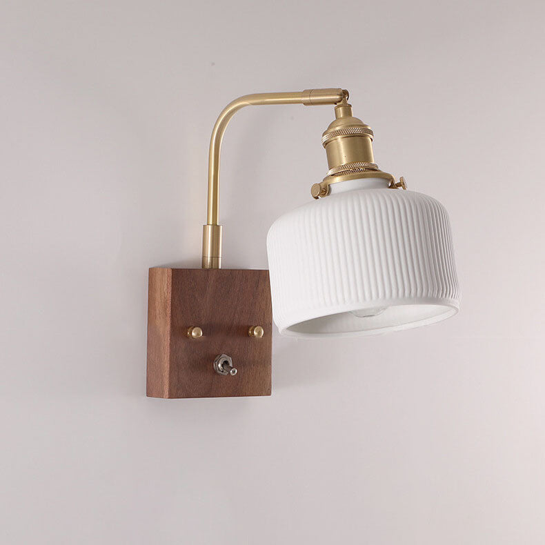 Black Walnut Wall Lamp