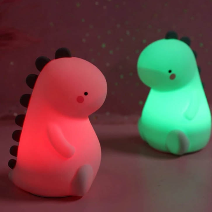 Cartoon Dinosaur Silicone ABS Table Lamp