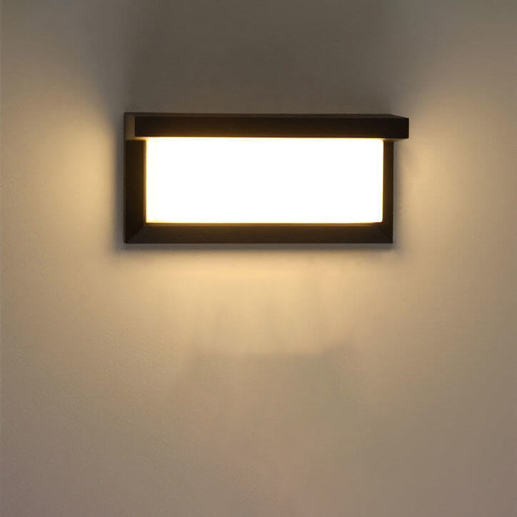 Rectangular Sensor Outdoor Light