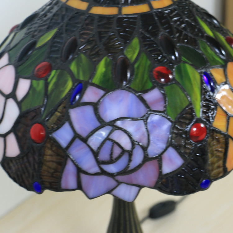 Bloom Floral Stained Glass Table Lamp