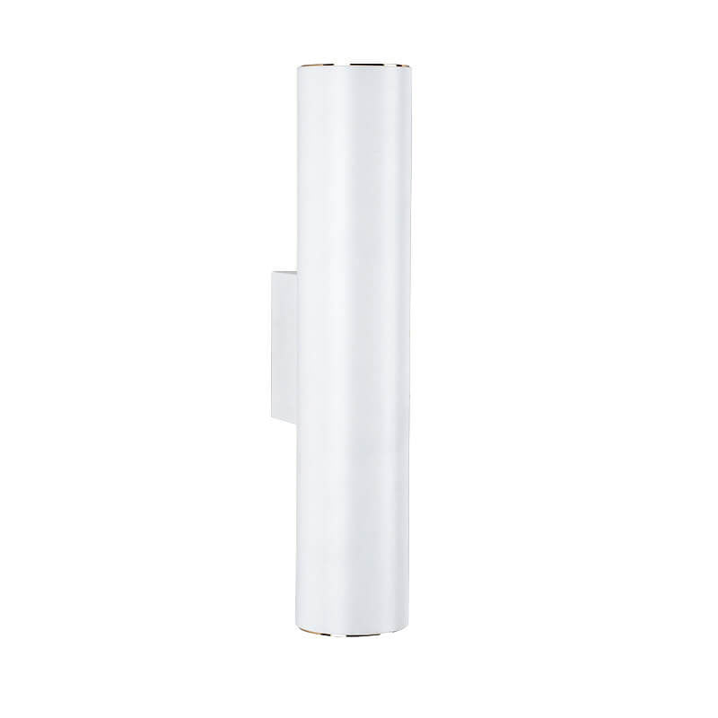 Aluminum Cylindrical 2-Light Wall Lamp