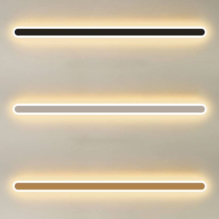Long Bar Iron Acrylic Wall Lamp