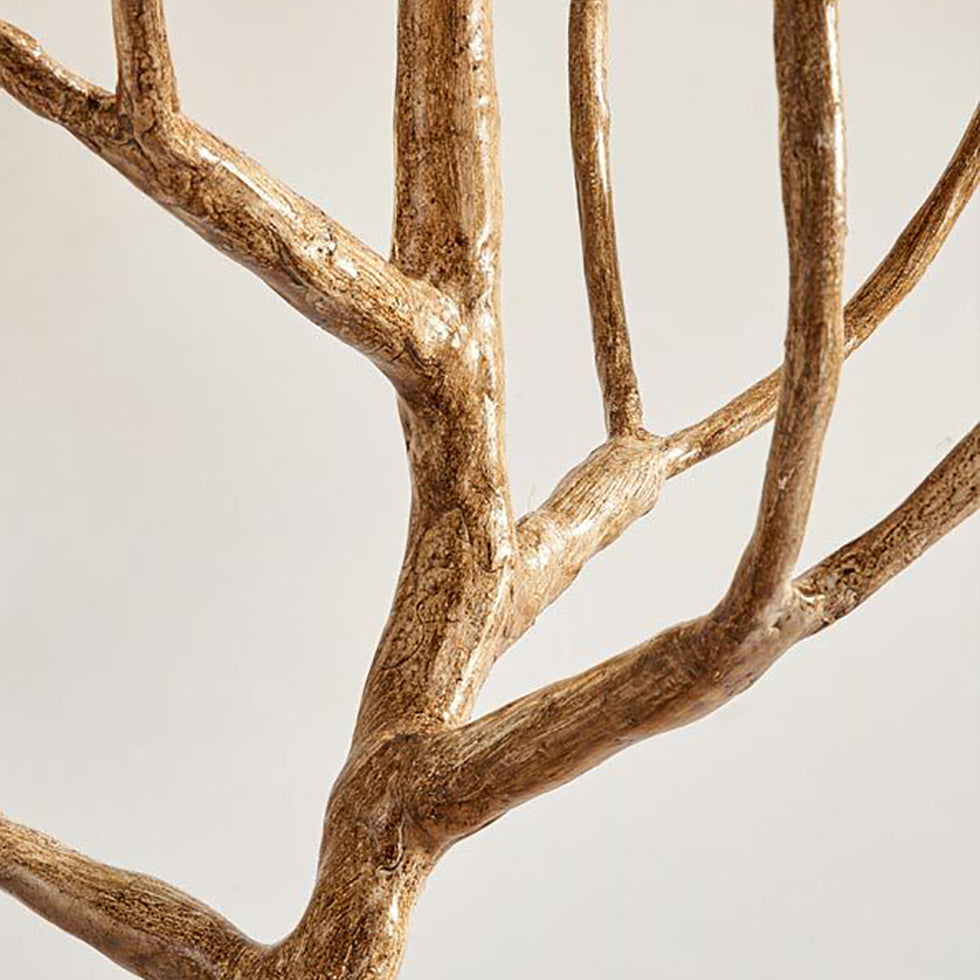 Branch Polymer Metal Glass 8-Light Table Lamp