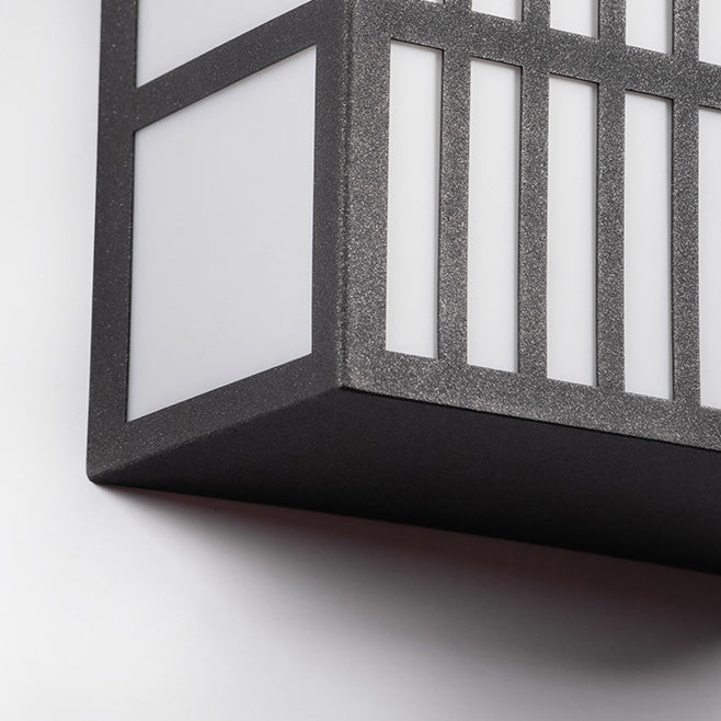 Rectangular Stainless Steel Plastic Outdoor Light