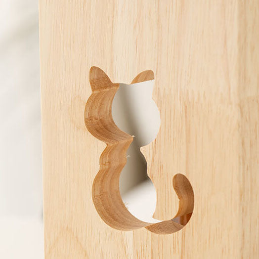 Iron Cat Whale Hollow Table Lamp