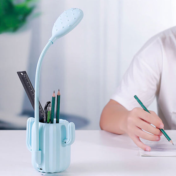Foldable Cactus Design Eye Table Lamp