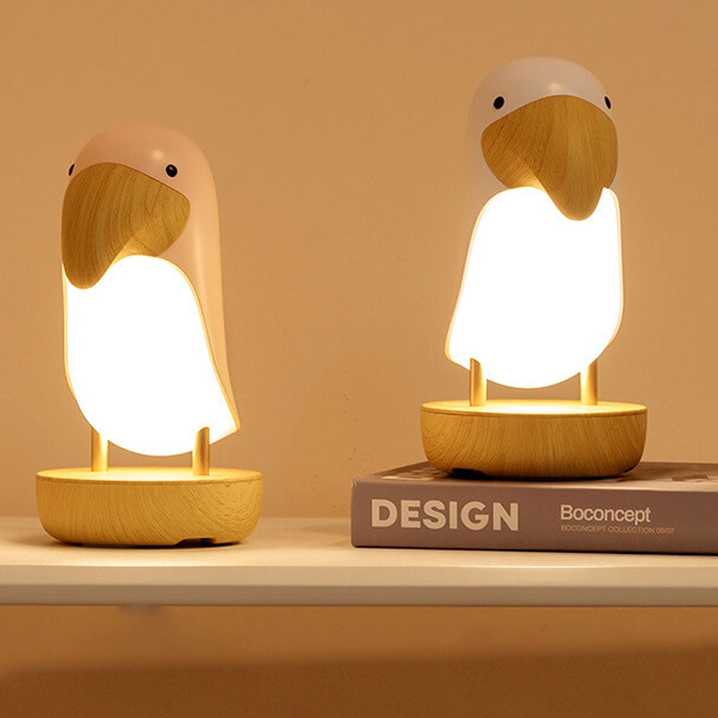 Bird Rechargeable Bluetooth Night Table Lamp