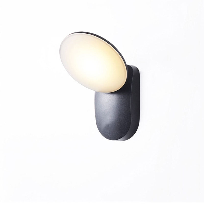 Aluminum PC Round Garden Outdoor Light