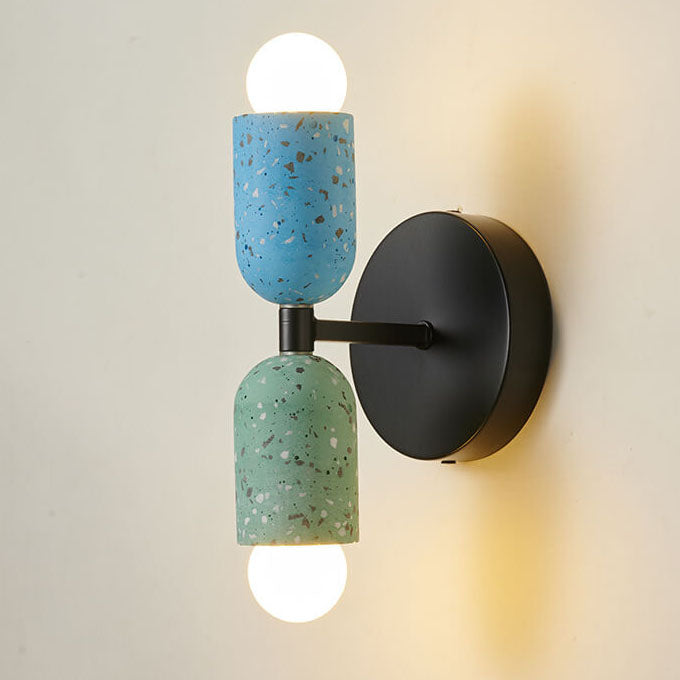 Iron Cement 2-Light Wall Lamp