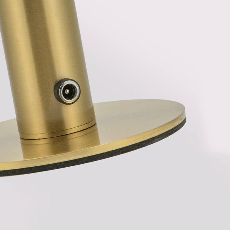 Gold Dome Charging Table Lamp