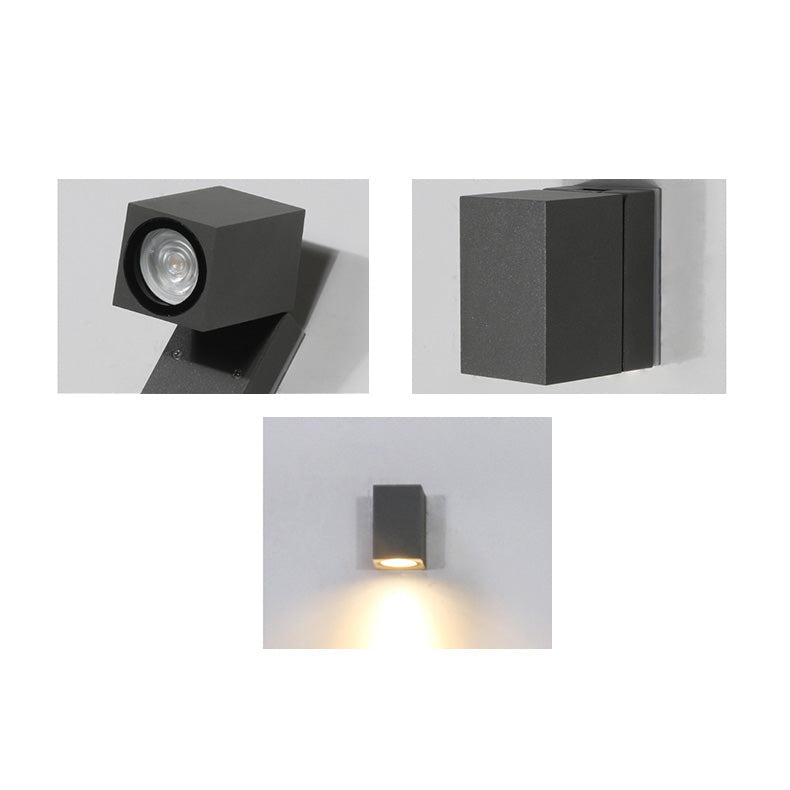 Rectangular Aluminum Garden Outdoor Light