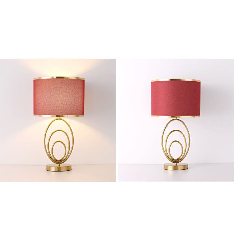 Imitation Copper Cloth Table Lamp