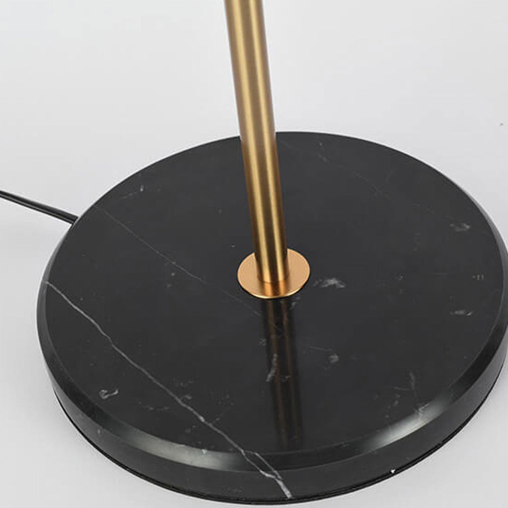 Postmodern Smoke Gray Glass Table Lamp