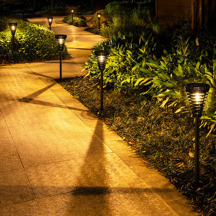 Plastic Cone Ground Insert Outdoor Light