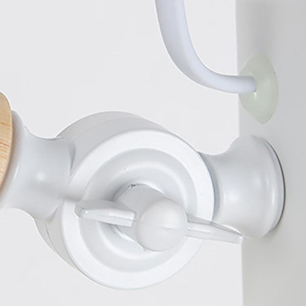 Solid Color Wood Hardware Table Lamp