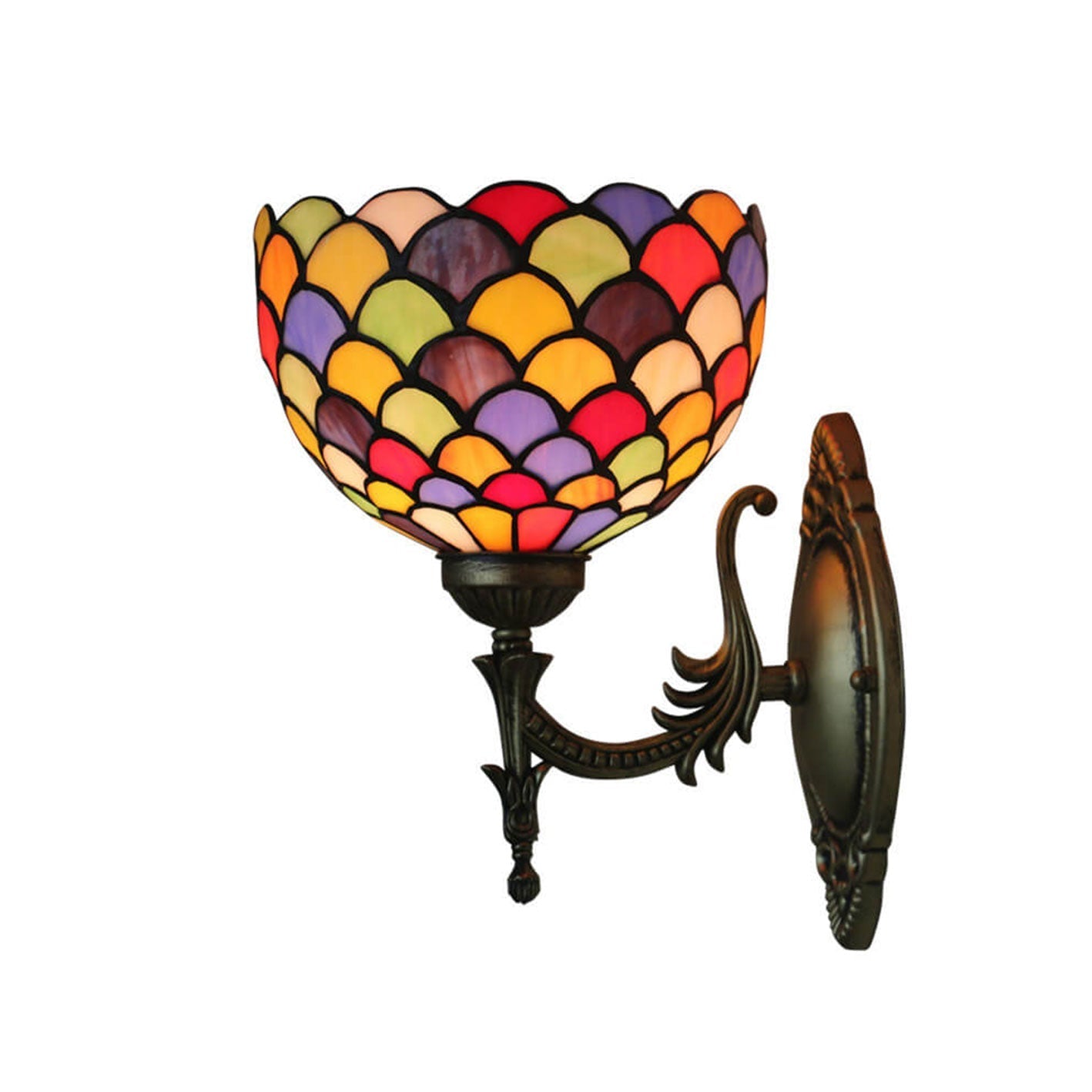Stained Dot Glass Wall Lamp