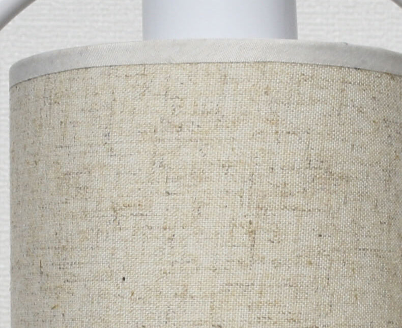 Linen White Ring Table Lamp