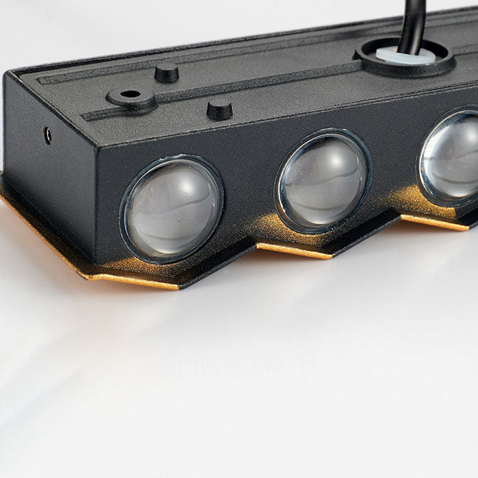 Golden Aluminum Patio Outdoor Light